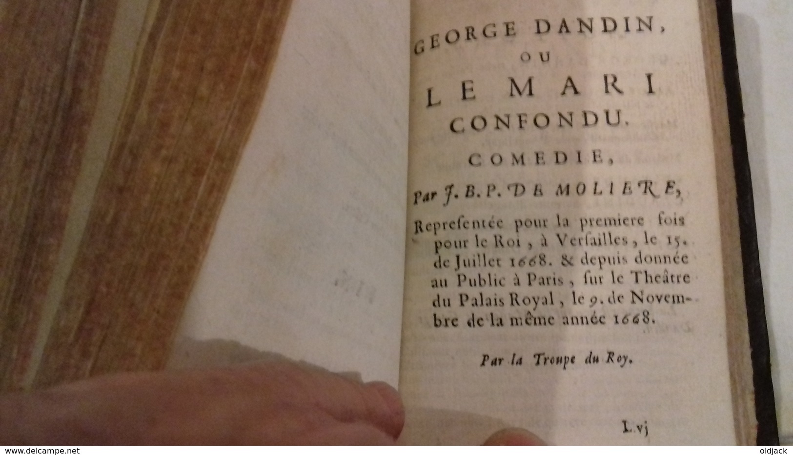 Les plaisirs de l'isle enchantée.Fêtes galantes, faites par le roi à Versailles le 7 mai 1664. MOLIÈRE(vers1700) (col1e)