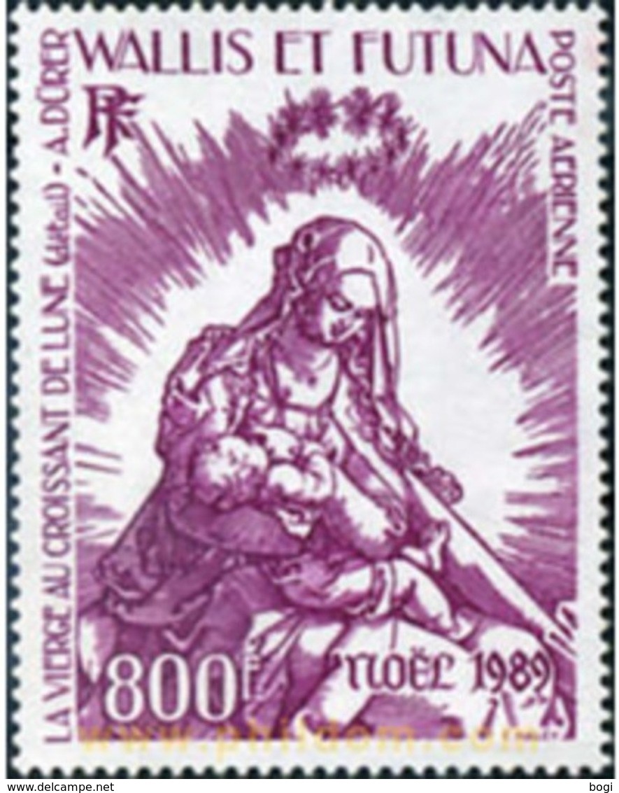 Wallis Et Futuna 1989 Albrecht Dürer ** MNH La Vierge Au Croissant De Lune - Neufs