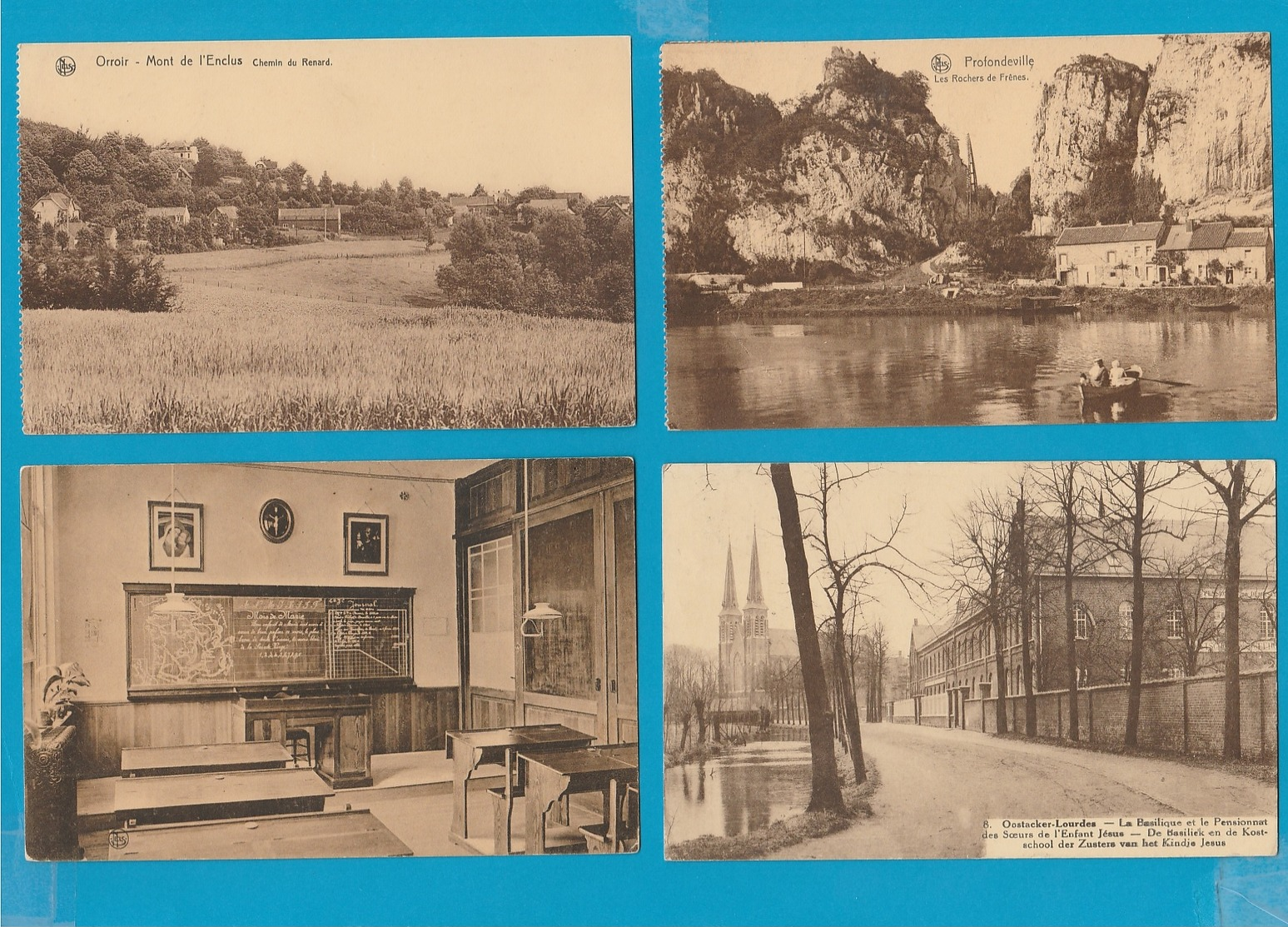 BELGIË Lot Van 60 Oude Postkaarten, Vieilles Cartes Postales - 5 - 99 Cartes
