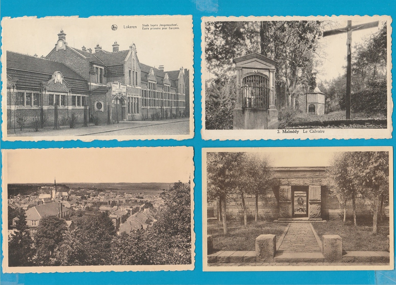 BELGIË Lot van 60 Oude Postkaarten, Vieilles Cartes Postales