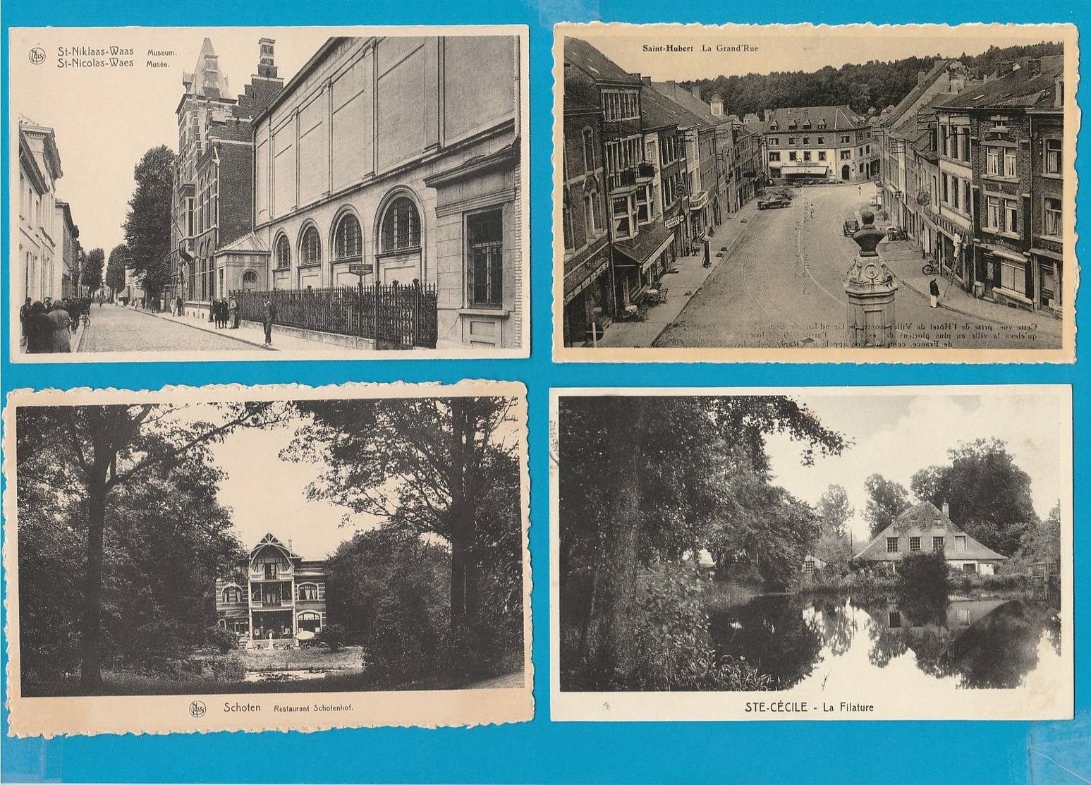 BELGIË Lot van 60 Oude Postkaarten, Vieilles Cartes Postales