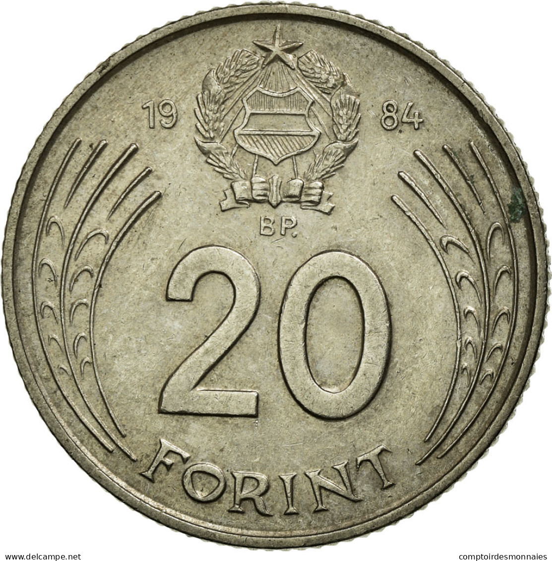 Monnaie, Hongrie, 20 Forint, 1984, TTB, Copper-nickel, KM:630 - Hongrie