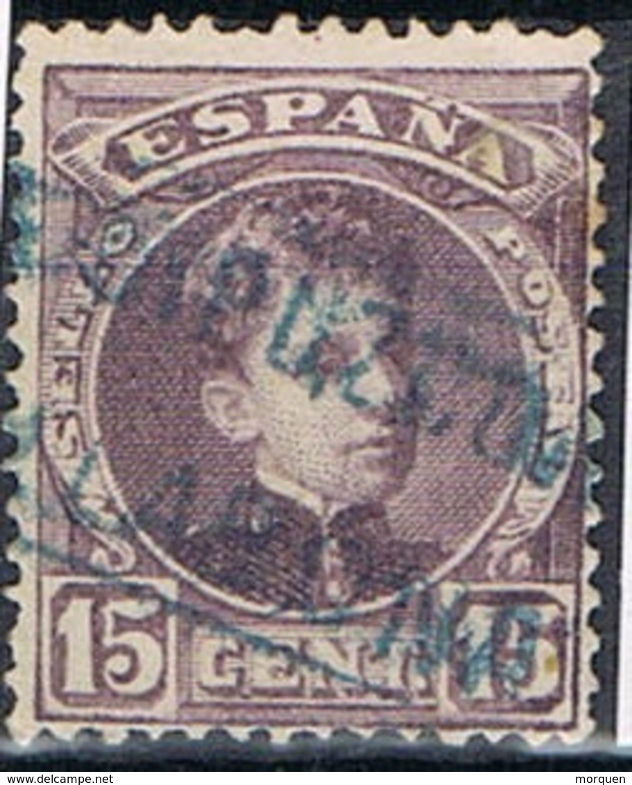 Sello 15 Cts Alfonso XIII Cadete, Carteria VILLABONA (Guipuzcoa) Num 245 º - Used Stamps