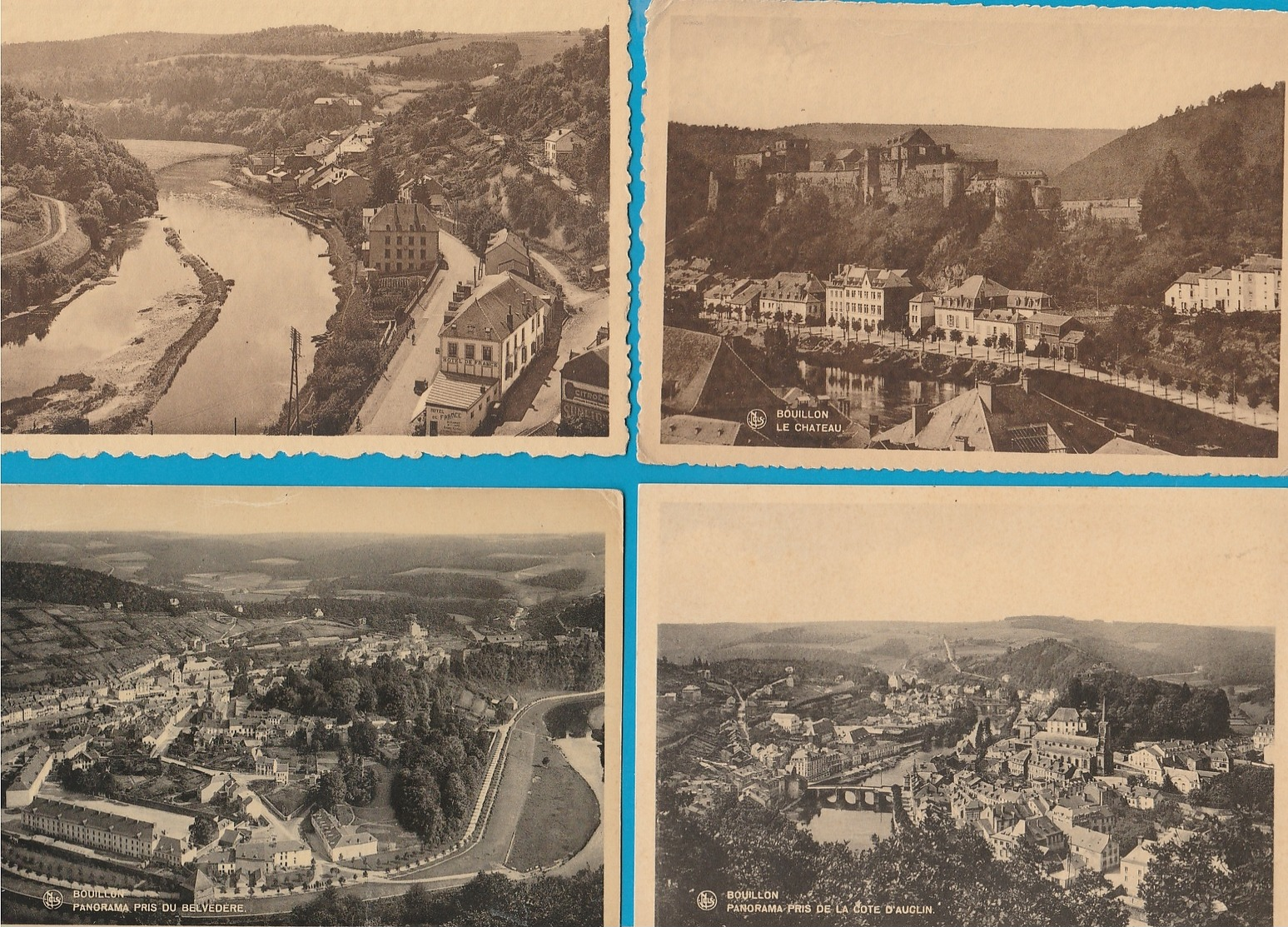 BELGIË Bouillon, Lot van 63 Postkaarten, Cartes Postales