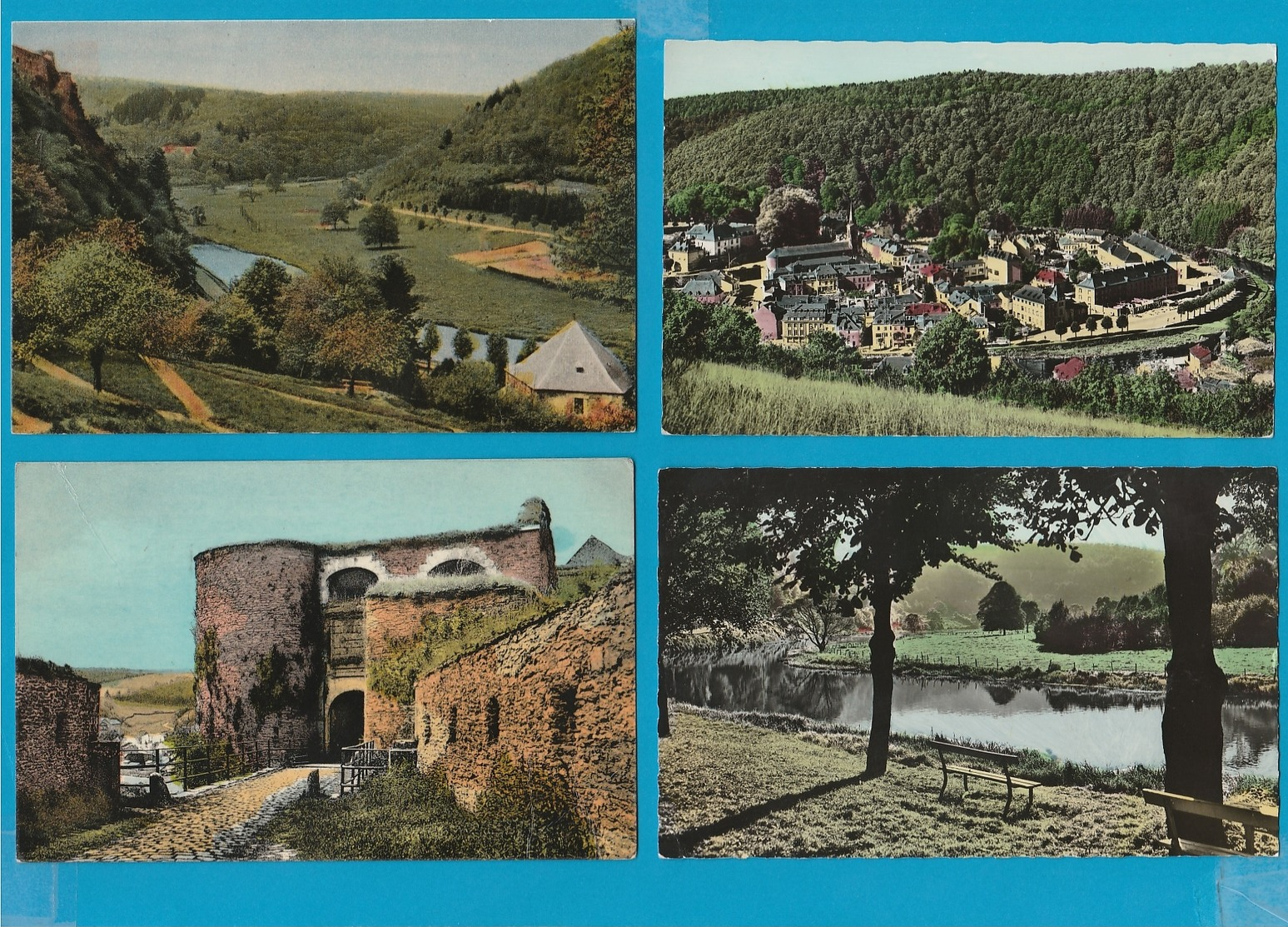 BELGIË Bouillon, Lot van 63 Postkaarten, Cartes Postales