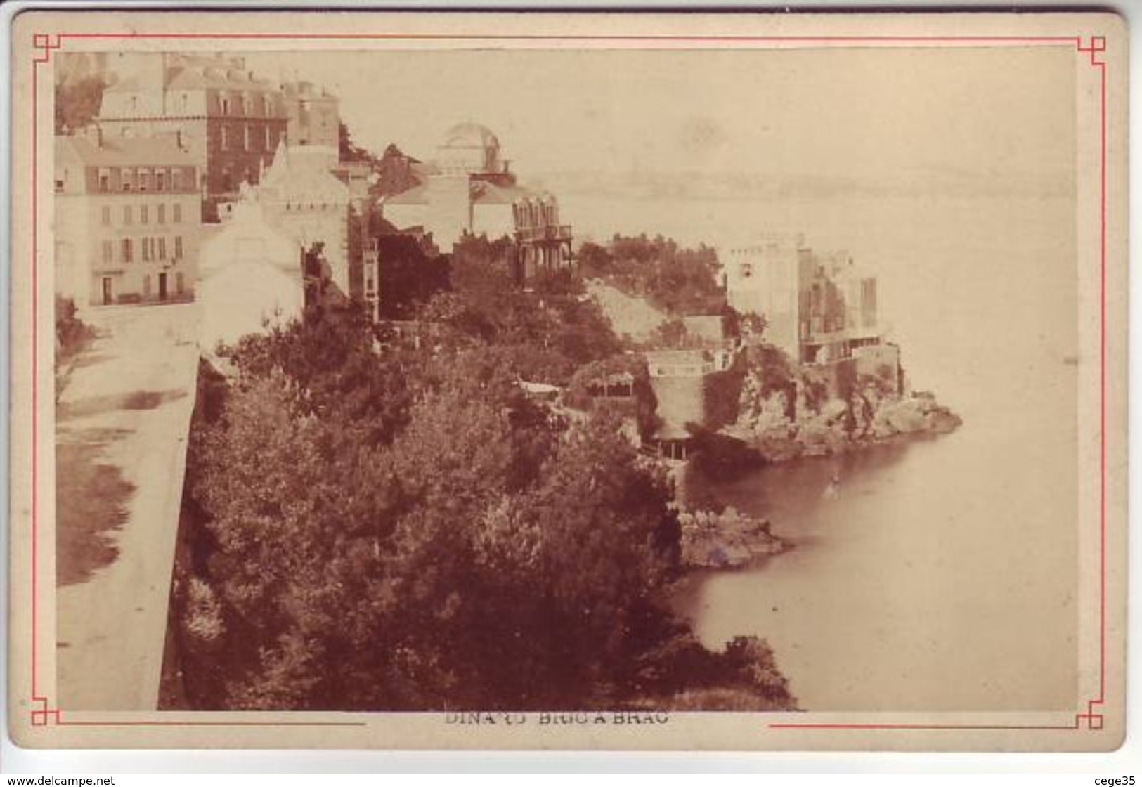 Dinard - Bric à Brac - Photo Albuminée Collée Sur Carton Fort - Avant 1900 - Photo Ordinaire - 16,3 Cm X 10,7 Cm - Antiche (ante 1900)