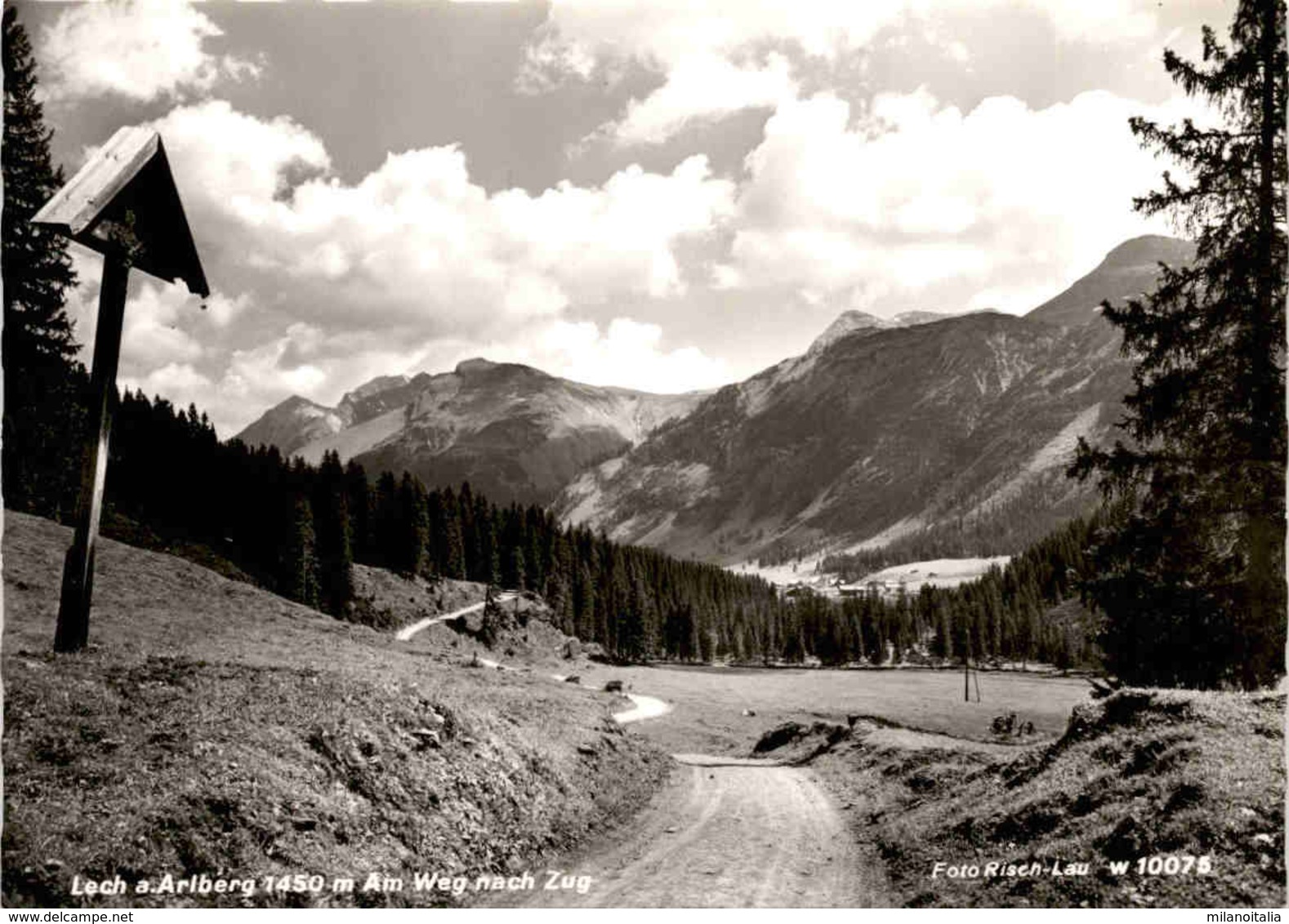 Lech Am Arlberg - Am Weg Nach Zürs (10075) * 1969 - Lech