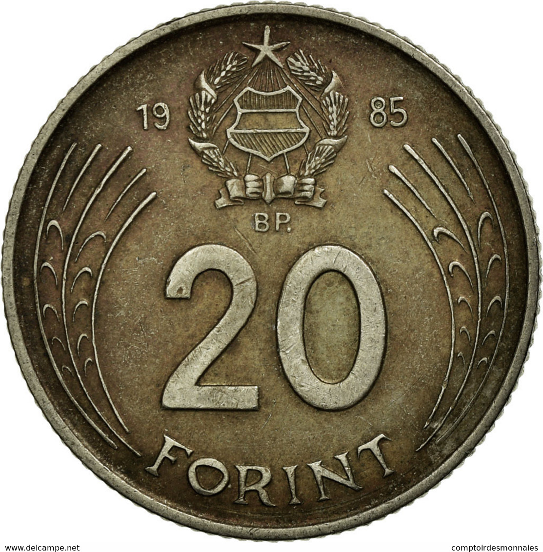 Monnaie, Hongrie, 20 Forint, 1985, TB+, Copper-nickel, KM:630 - Hongrie