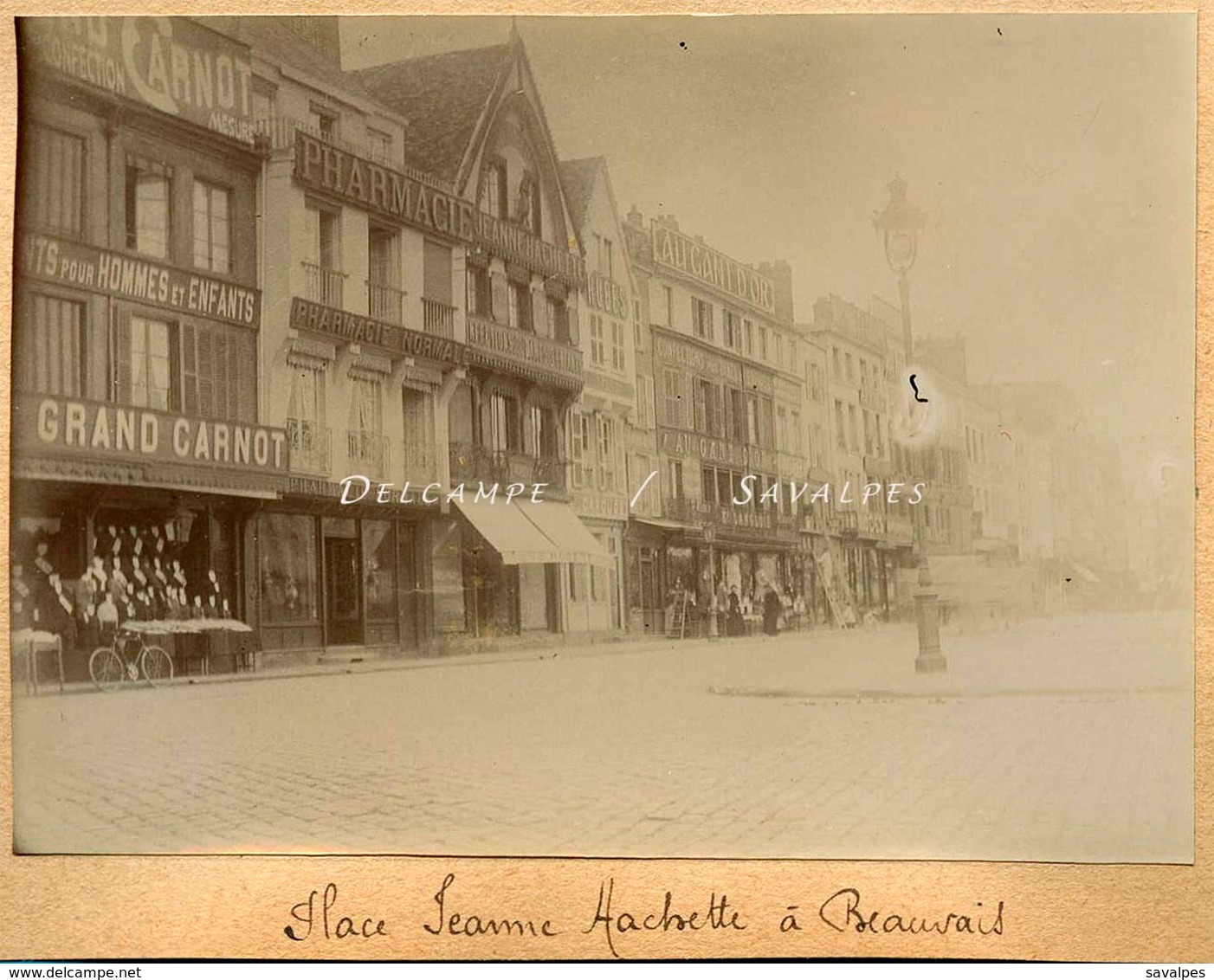 Oise 1901 * Beauvais, Place Jeanne Hachette, Lycée, église St Etienne, Palais De Justice * 5 Photos - Voir Scans - Places