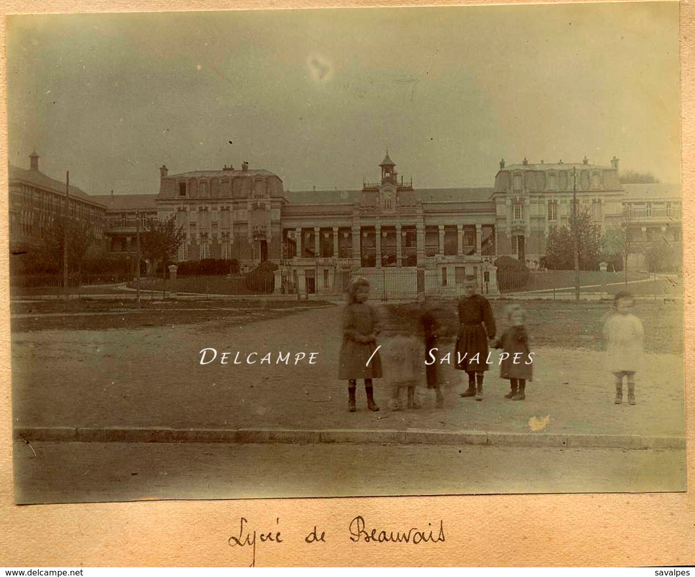 Oise 1901 * Beauvais, Place Jeanne Hachette, Lycée, église St Etienne, Palais De Justice * 5 Photos - Voir Scans - Places