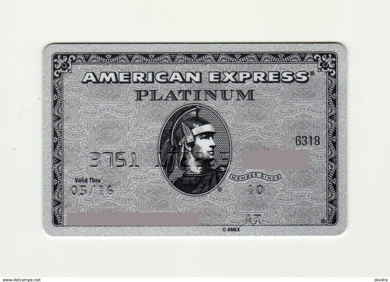 Russian Standart Bank RUSSIA Platinum American Express Expired - Cartes De Crédit (expiration Min. 10 Ans)