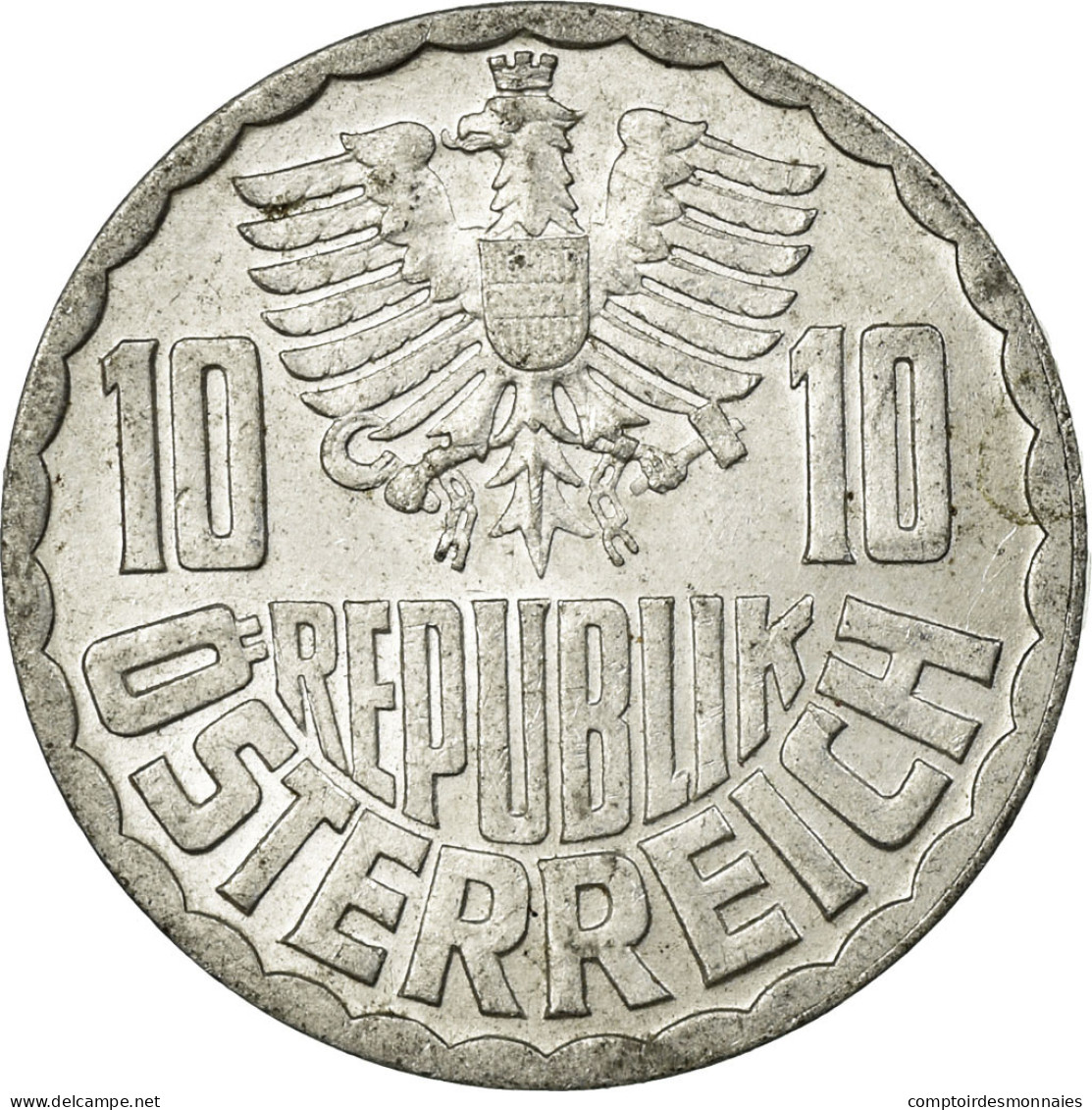 Monnaie, Autriche, 10 Groschen, 1952, Vienna, TTB, Aluminium, KM:2878 - Autriche