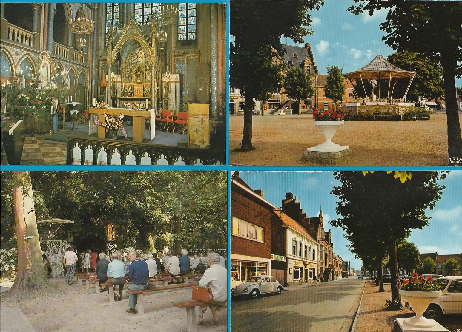 BELGIË Oostakker Lourdes, Lot van 60 Postkaarten, Cartes Postales