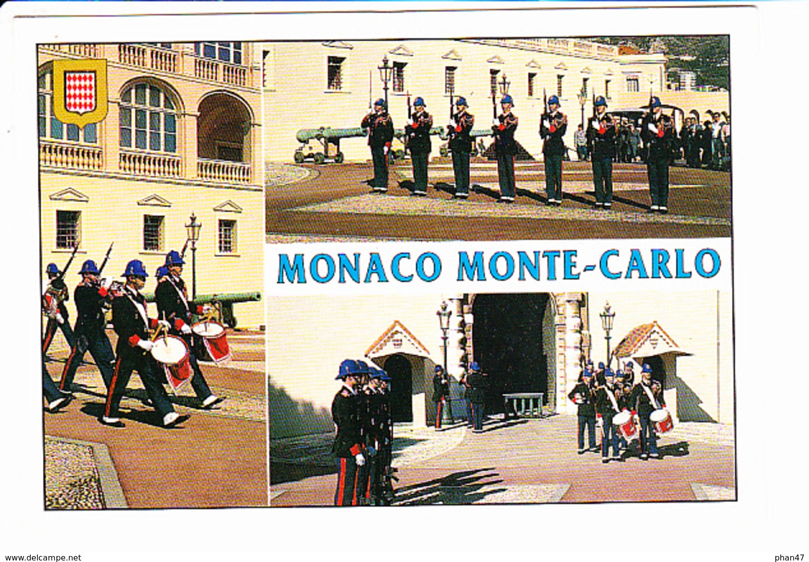 Principauté De MONACO, Compagnie Des Carabiniers De S.A.S Le Prince Souverain De Monaco, Photo Tisserandet, Ed.Molipor - Palais Princier