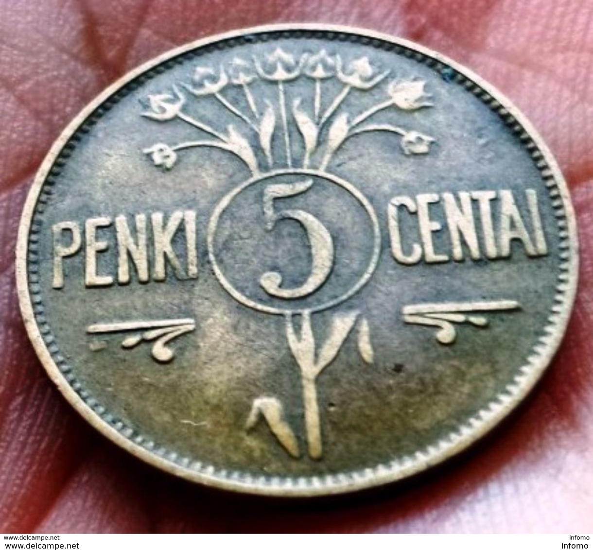 Lithuania 5 Centu 1925 - Lituanie