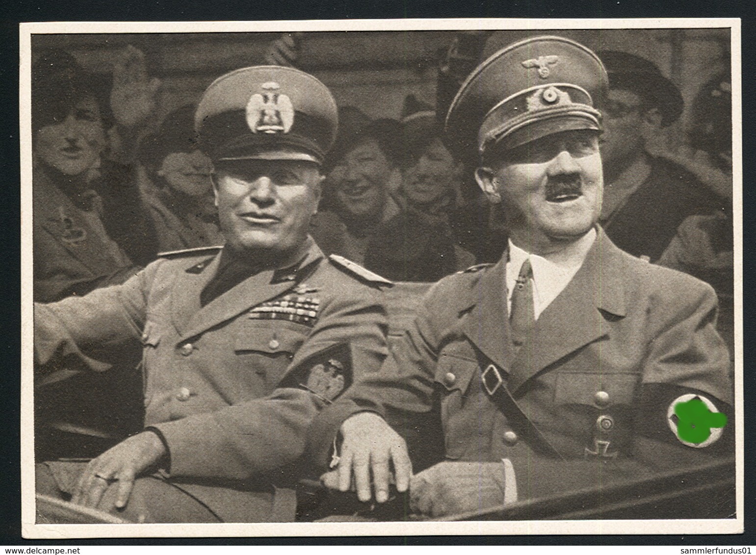 AK/CP Hitler Mussolini  Duce  Propaganda  Nazi  Ungel/uncirc. 1941    Erhaltung/Cond. 2-  Nr. 00573 - Weltkrieg 1939-45
