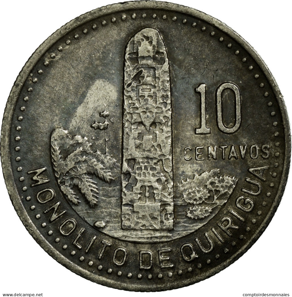 Monnaie, Guatemala, 10 Centavos, 1991, TB+, Copper-nickel, KM:277.5 - Guatemala