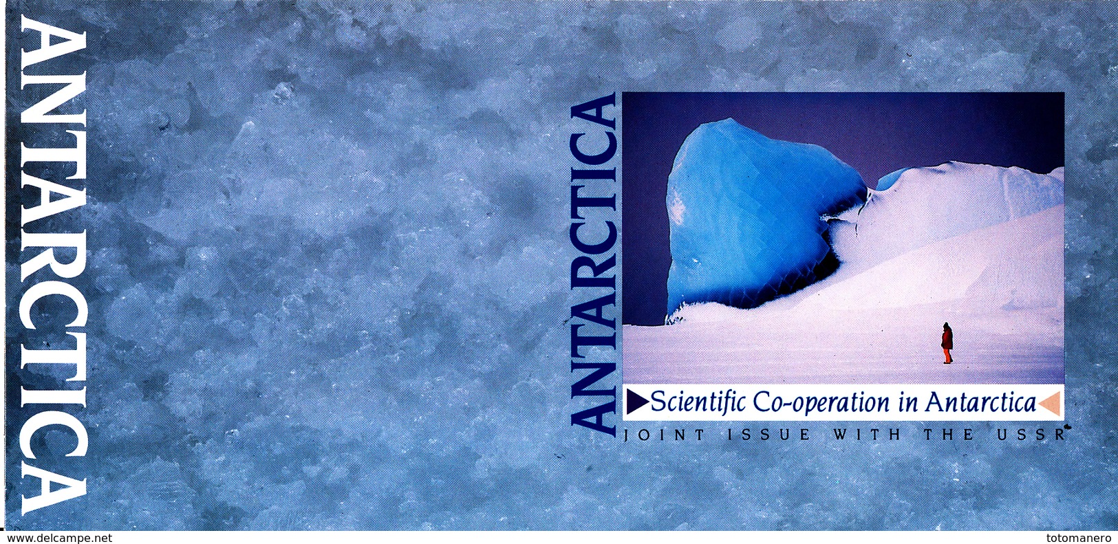 A.A.T. AUSTRALIAN ANTARCTIC TERRITORY 1990 SCIENTIFIC COOPERATION, JOINT ISSUE WITH USSR, PACK** - Unused Stamps