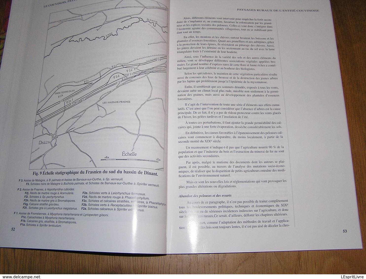 LE COUVINOIS PAYS DES EAUX BLANCHE & NOIRE 1 Régionalisme Couvin Paysage Ruraux Archéologie Roly Hydrographie Nature