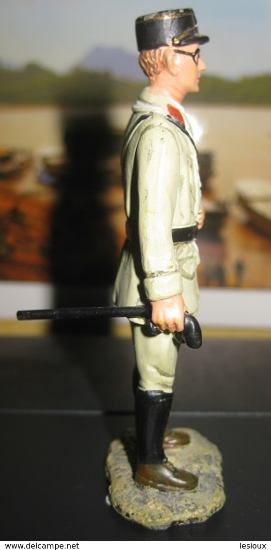 F189 FIGURINE LEGION ETRANGERE LEGIONNAIRE OFFICIER DU 4° REI LIEUTENANT 1932 - Autres & Non Classés