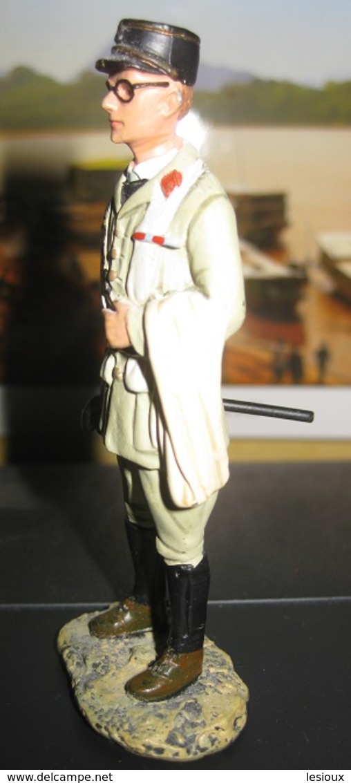 F189 FIGURINE LEGION ETRANGERE LEGIONNAIRE OFFICIER DU 4° REI LIEUTENANT 1932 - Autres & Non Classés