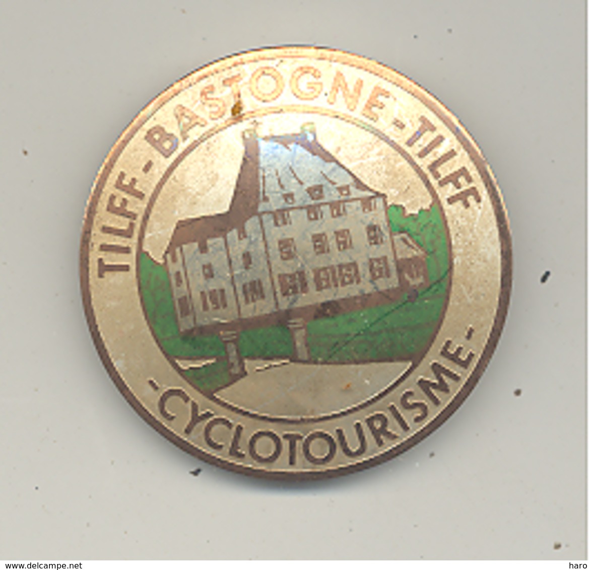 Médaille Avec  épingle - TILFF - BASTOGNE - TILFF 1981 - Cyclotourisme, Cycliste, Vélo  (b241) - Cyclisme