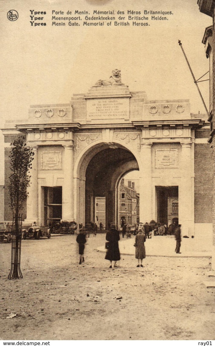 BELGIQUE - FLANDRE OCCIDENTALE - YPRES - YPER - IEPER - Porte De Menin. Mémorial Des Héros Britaniques - Meenenpoort ... - Ieper