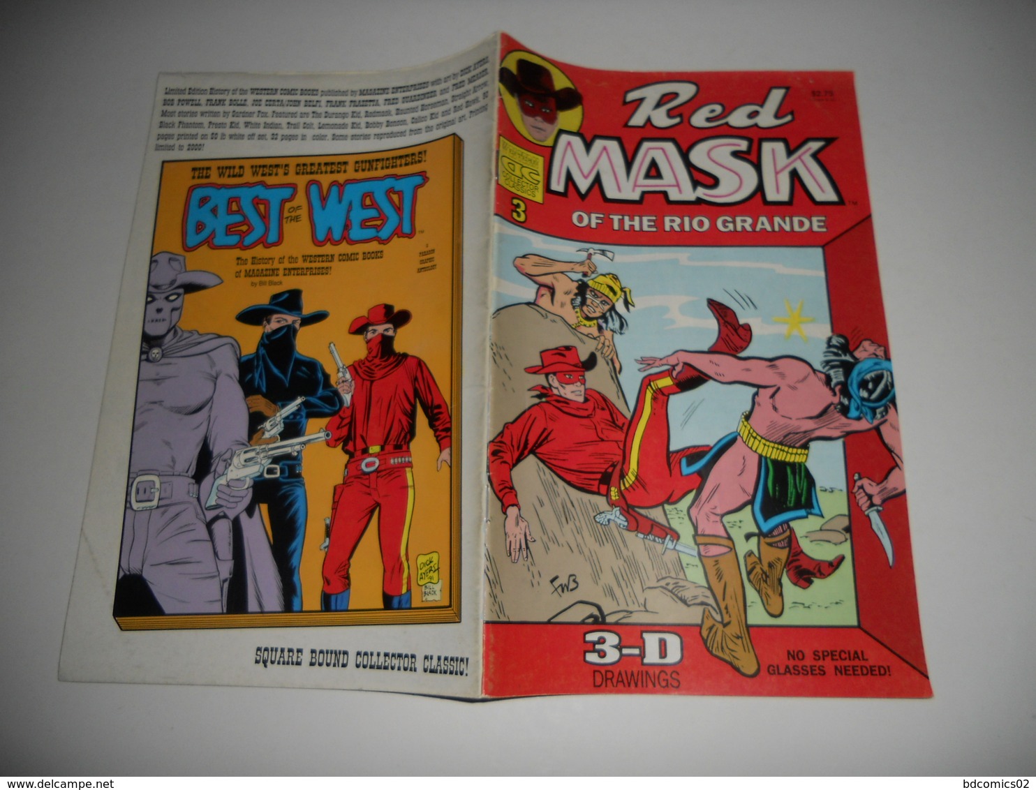 Red Mask Of The Rio Grande N°3 En V O - Marvel