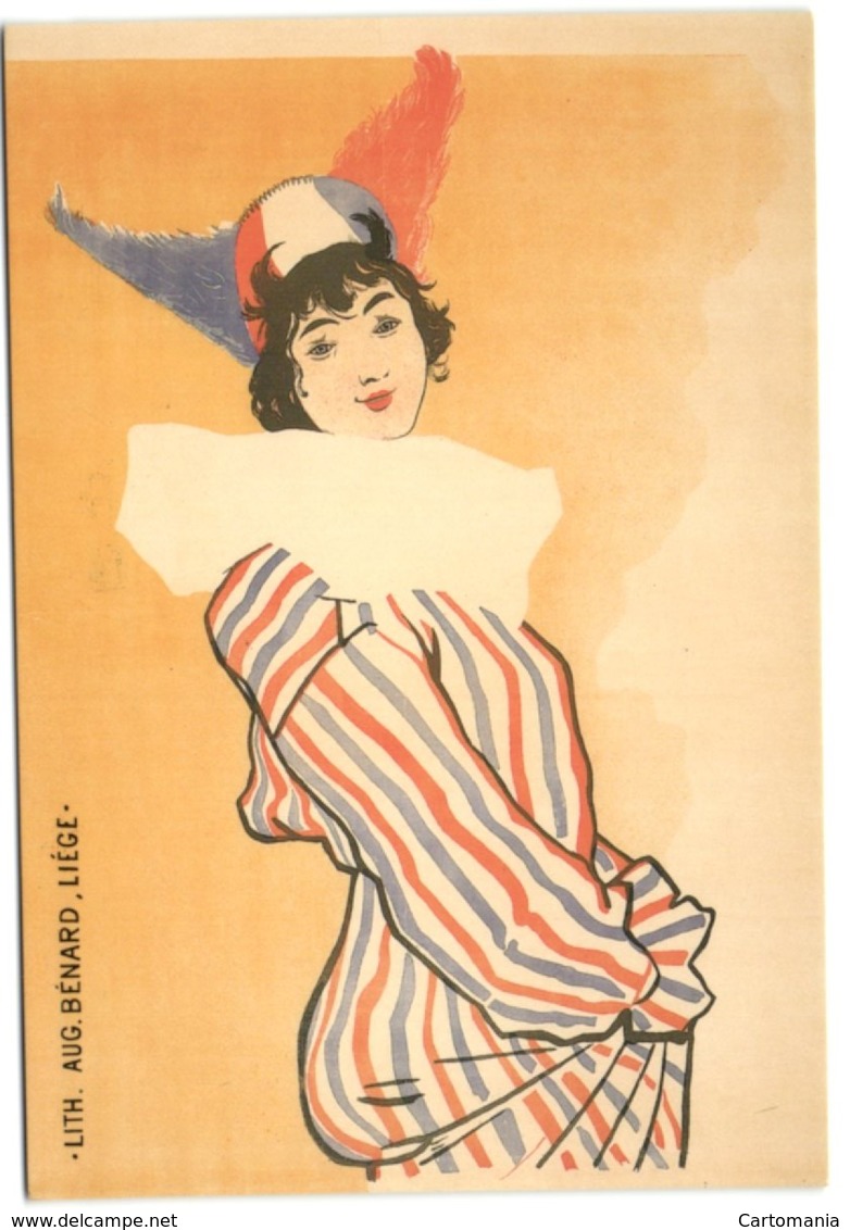 Armand Rassenfosse - Carnaval De Liège - Affiche Lith. Coul. Liège 1895 - Luik