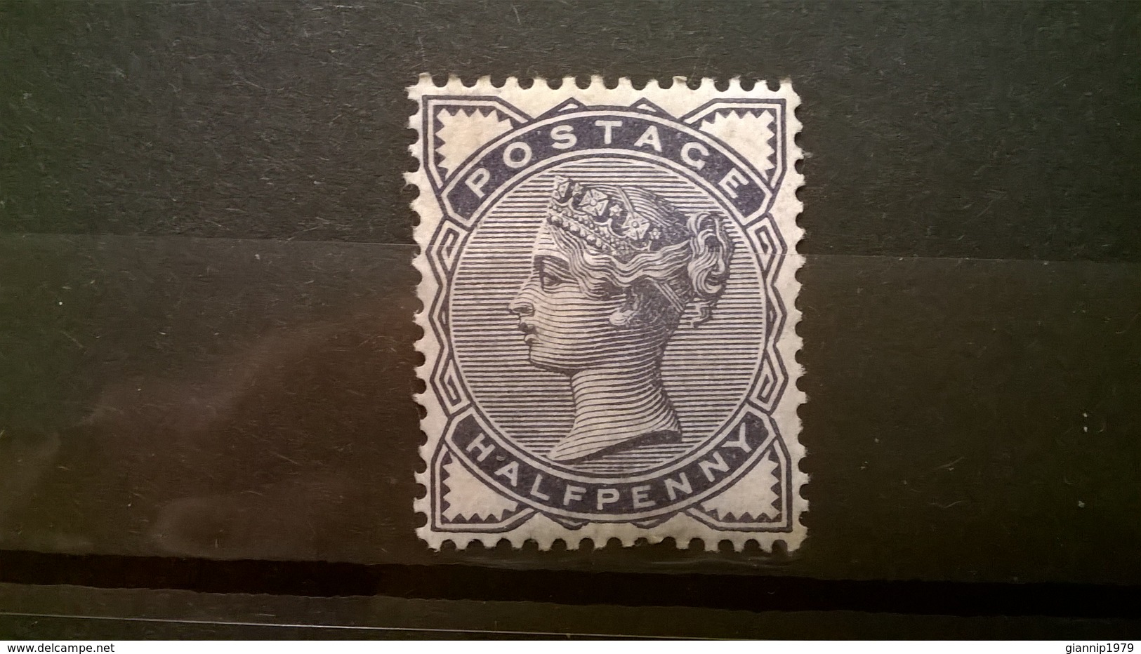 FRANCOBOLLI STAMPS GRAN BRETAGNA 1883 MLH NON USATO SERIE QUEEN VICTORIA REGINA VITTORIA SEGNI DI LINGUELLA - Ungebraucht