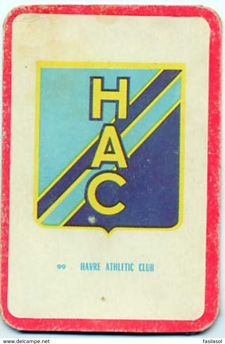 Carte Miroir Sprint " SHOOT " : N°99 : Ecusson : LE HAVRE Athletic Club. (4,5 X 7cm) - Trading Cards