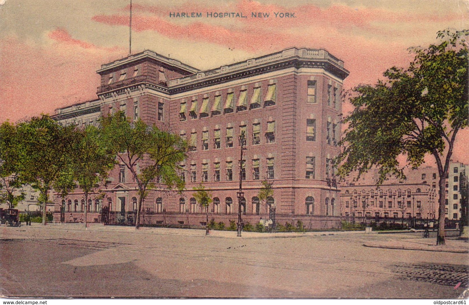 Alte  AK   NEW  YORK  CITY / New York / USA  - Harlem Hospital -  Gelaufen 1920 - Harlem