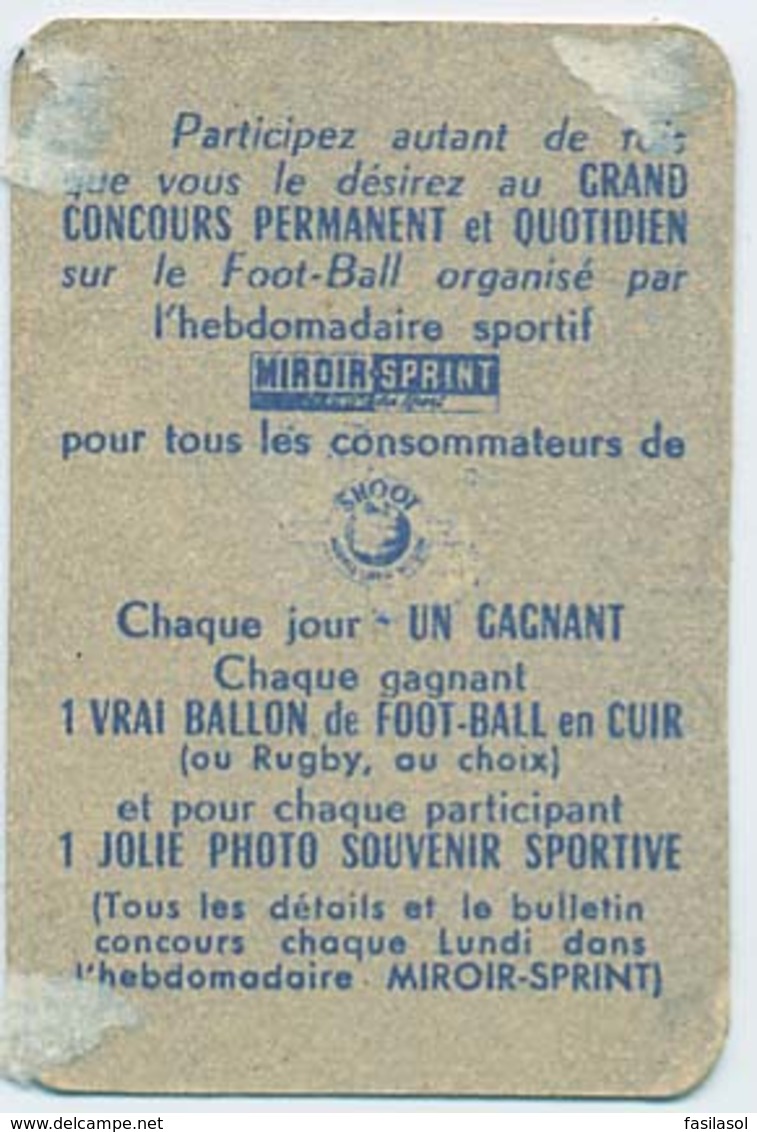 Carte Miroir Sprint " SHOOT " : N°121 : Ecusson : R.C.F.C. BESANCON (4,5 X 7cm) - Trading Cards