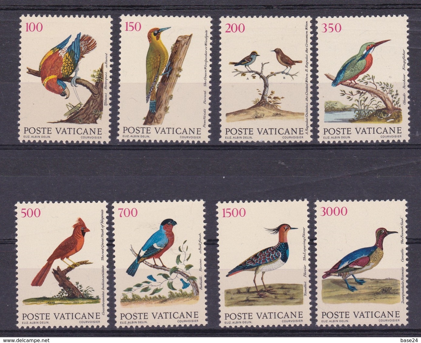 1989 Vaticano Vatican UCCELLI  BIRDS Serie Di 8v. MNH** - Altri & Non Classificati