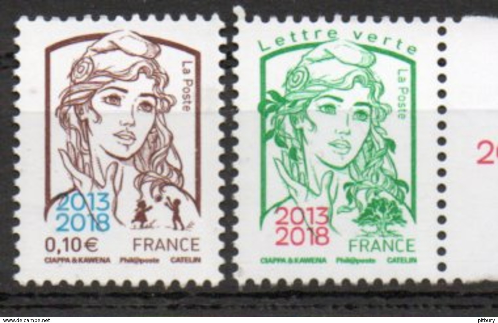 REPIQUAGE PARIS PHILEX JUIN 2018 FRANCE N° 4765 & 4774 ** (MNH) - Neufs