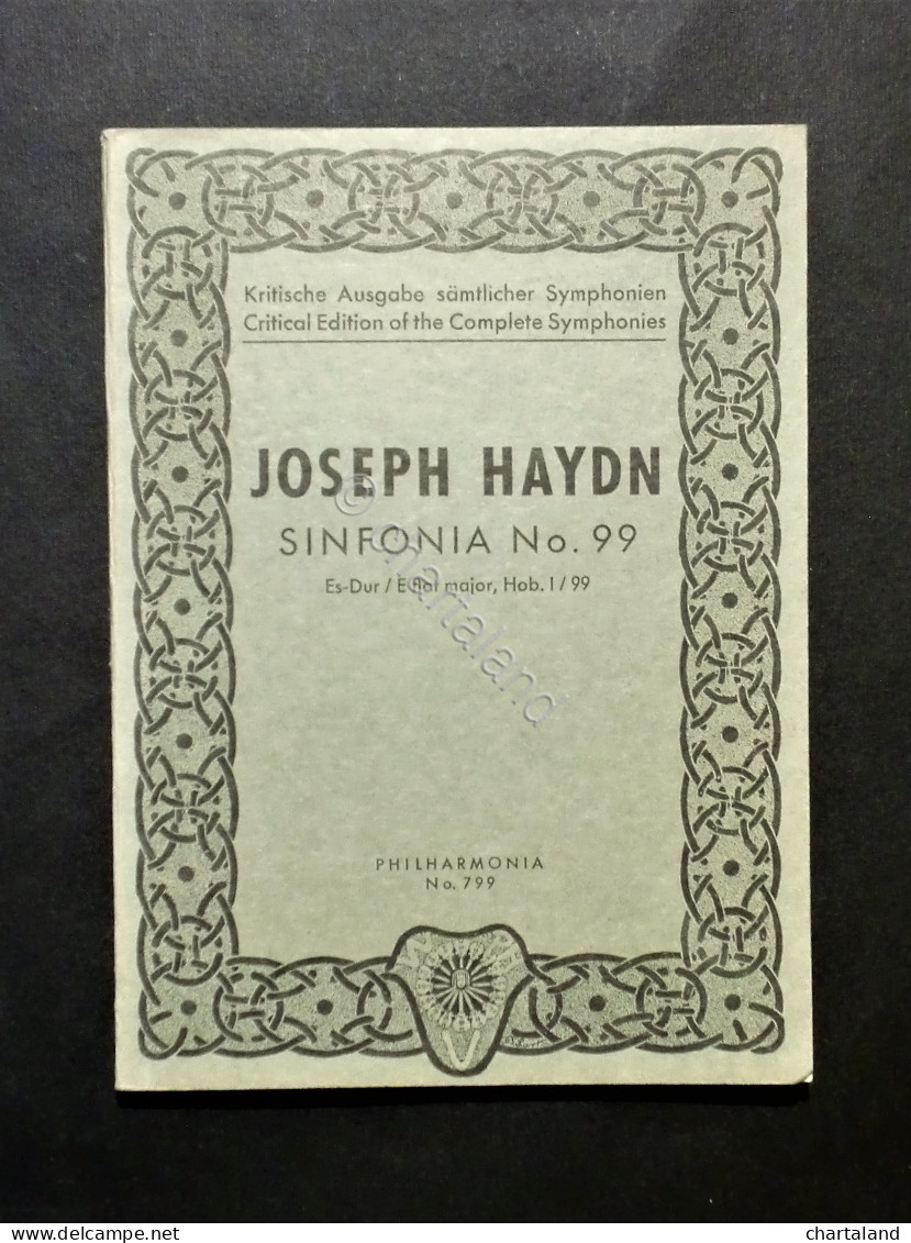 Musica Spartiti - Philharmonia No. 799 - J. Haydn - Sinfonia No. 99 - Es-dur - Non Classificati