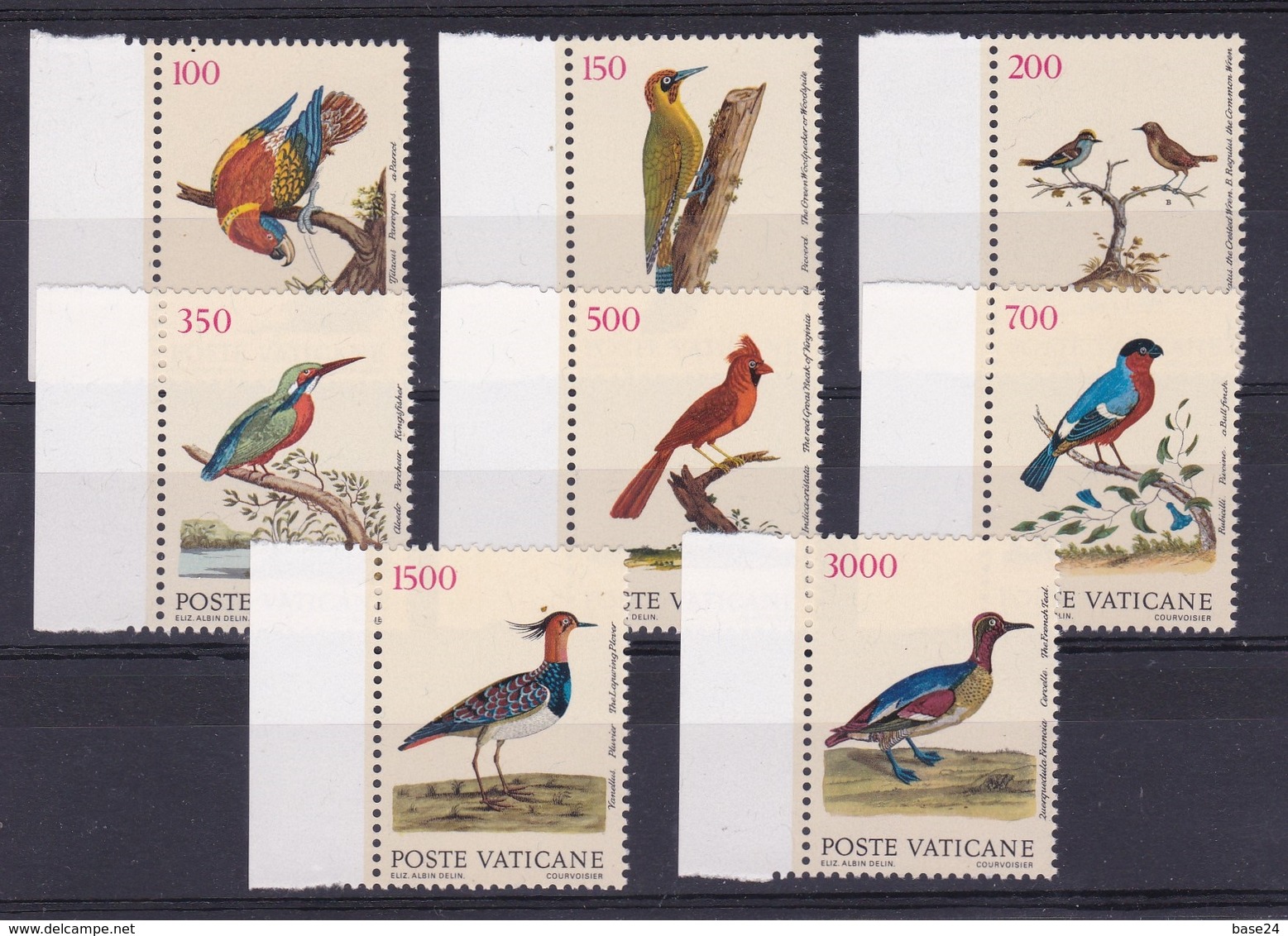 1989 Vaticano Vatican ECOLOGIA, UCCELLI  ECOLOGY, BIRDS  Serie Di 8v. MNH** - Nuovi