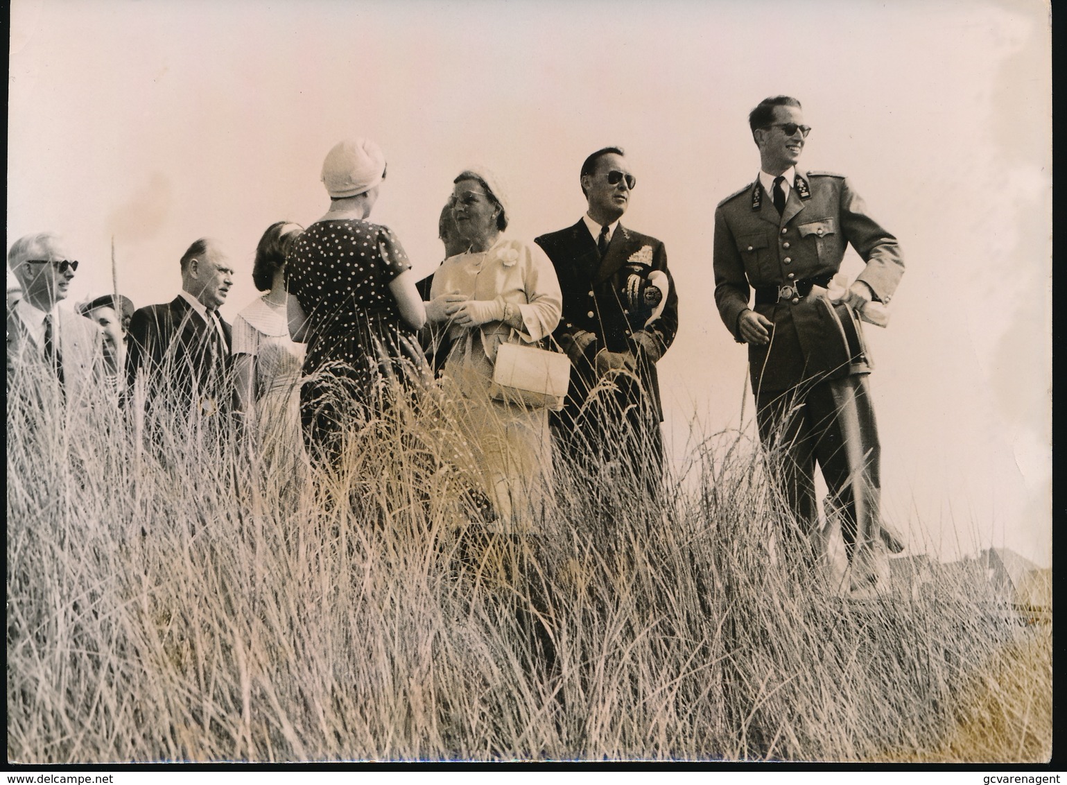 KONING BOUDEWIJN OP BEZOEK IN NEDERLAND  9_7_1959 , FOTO 18  X 13 CM - Familles Royales