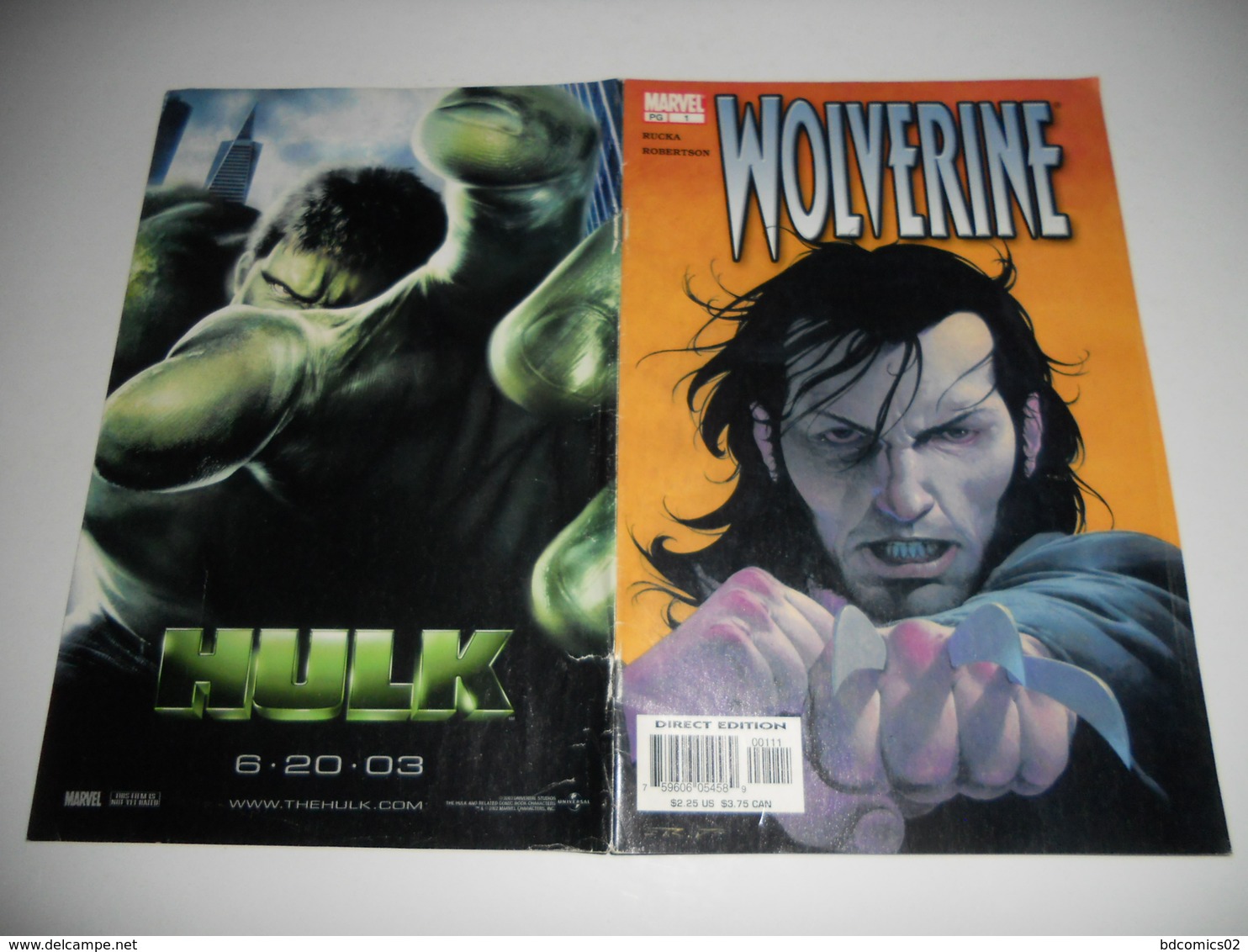 WOLVERINE (Vol 3) N°1  1st Imprimé Marvel Comics EN V O - Marvel