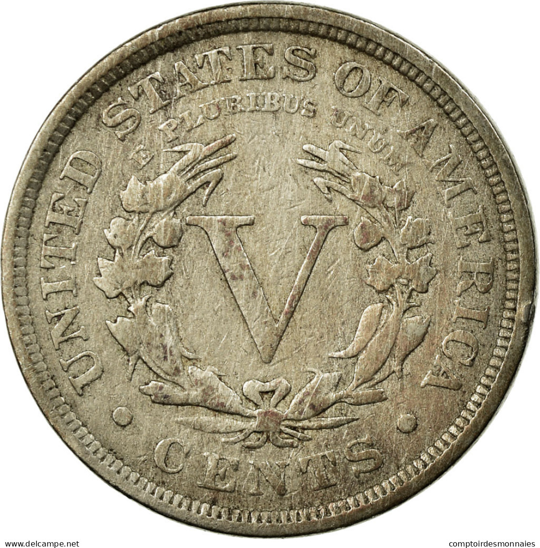 Monnaie, États-Unis, Liberty Nickel, 5 Cents, 1907, U.S. Mint, Philadelphie - 1883-1913: Liberty