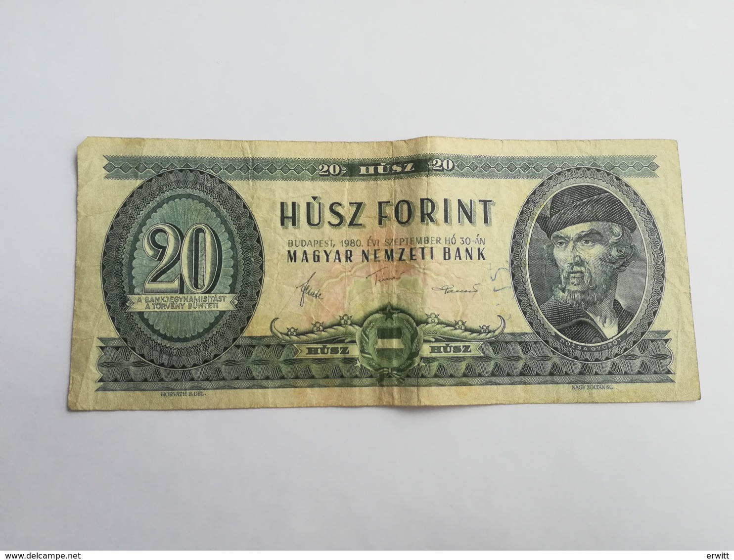 UNGHERIA 20 FORINT 1980 - Ungheria