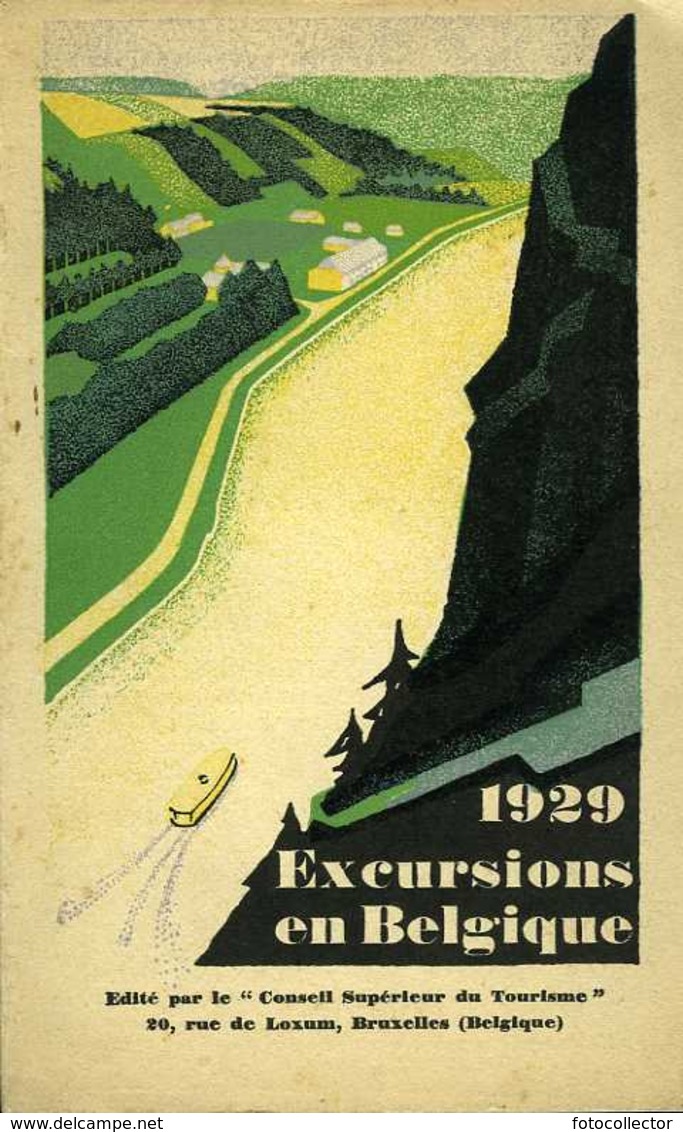 1929 Excursions En Belgique - Dépliants Touristiques