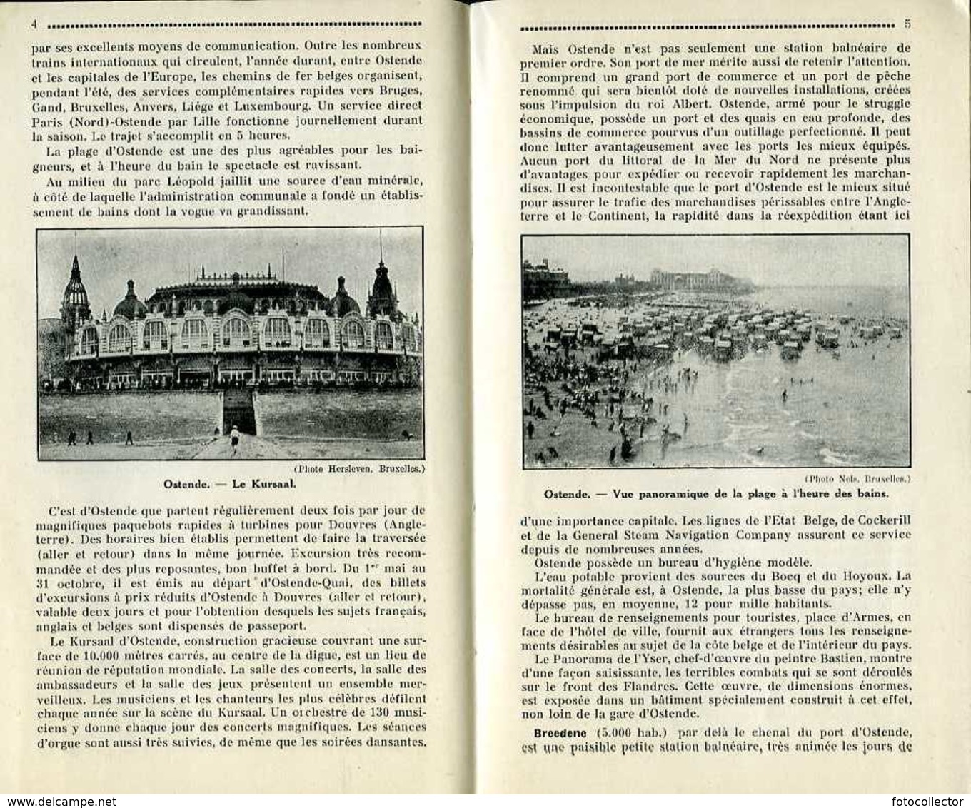 1929 Excursions En Belgique - Dépliants Touristiques