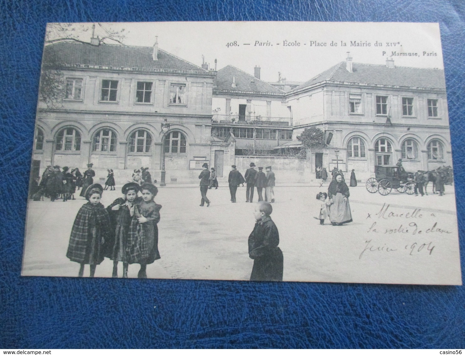 CPA  PARIS ECOLE PLACE DE LA MAIRIE - Arrondissement: 14