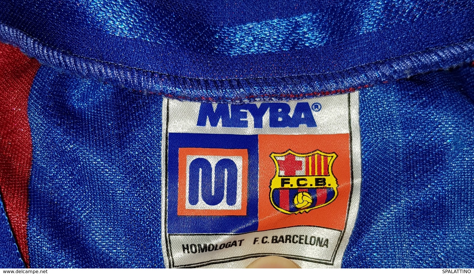 FC BARCELONA- ORIGINAL VINTAGE RARE MATCH WORN SHIRT IN GREAT CONDITION - Uniformes Recordatorios & Misc