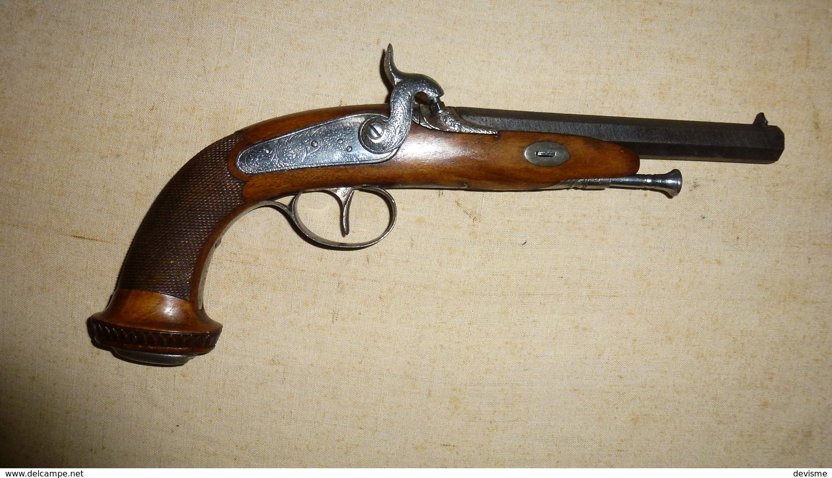 PISTOLET OFFICIER  1830- 1840 - Armes Neutralisées