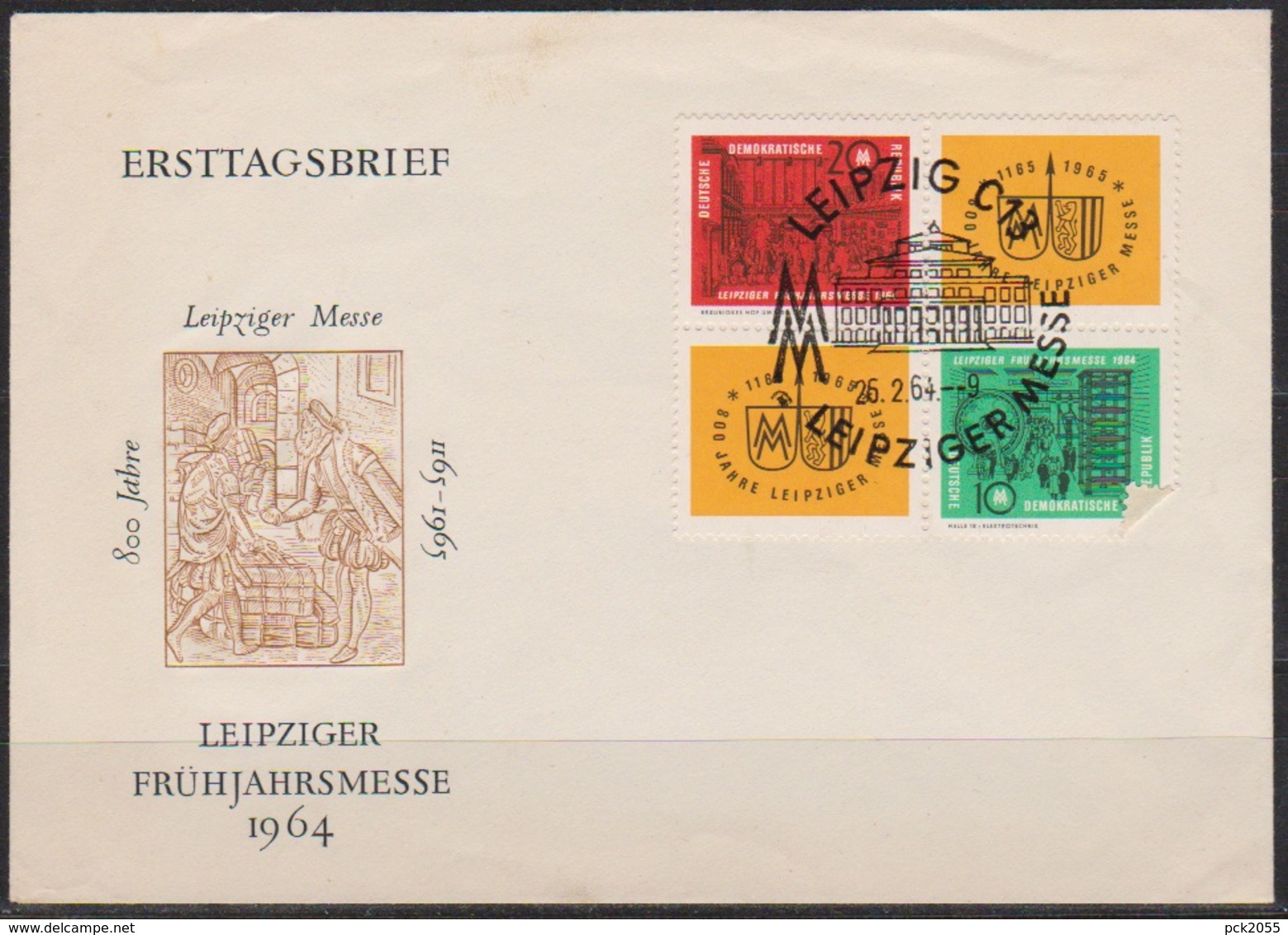 DDR FDC 1964 Nr.1012 - 1013 Leipziger Frühjahrsmesse ( D 6441 )günstige Versandkosten - Sonstige & Ohne Zuordnung