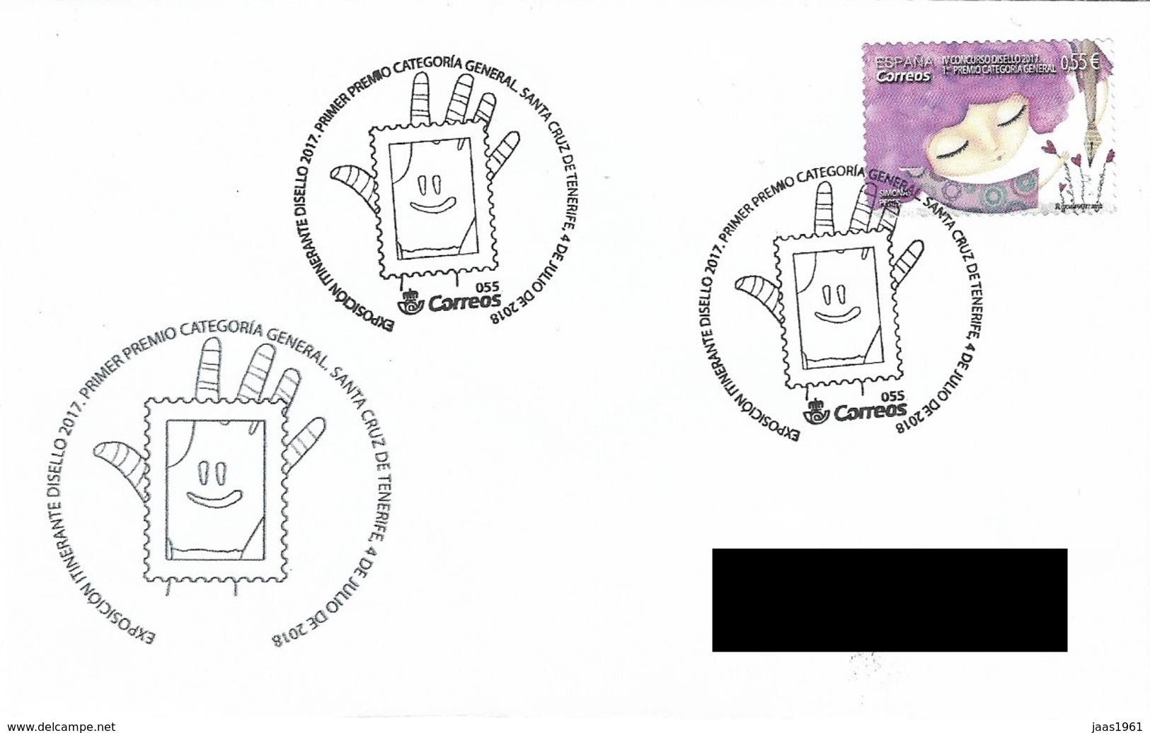 SPAIN. POSTMARK DISELLO. GENERAL CATEGORY. SANTA CRUZ DE TENERIFE 2018 - Máquinas Franqueo (EMA)