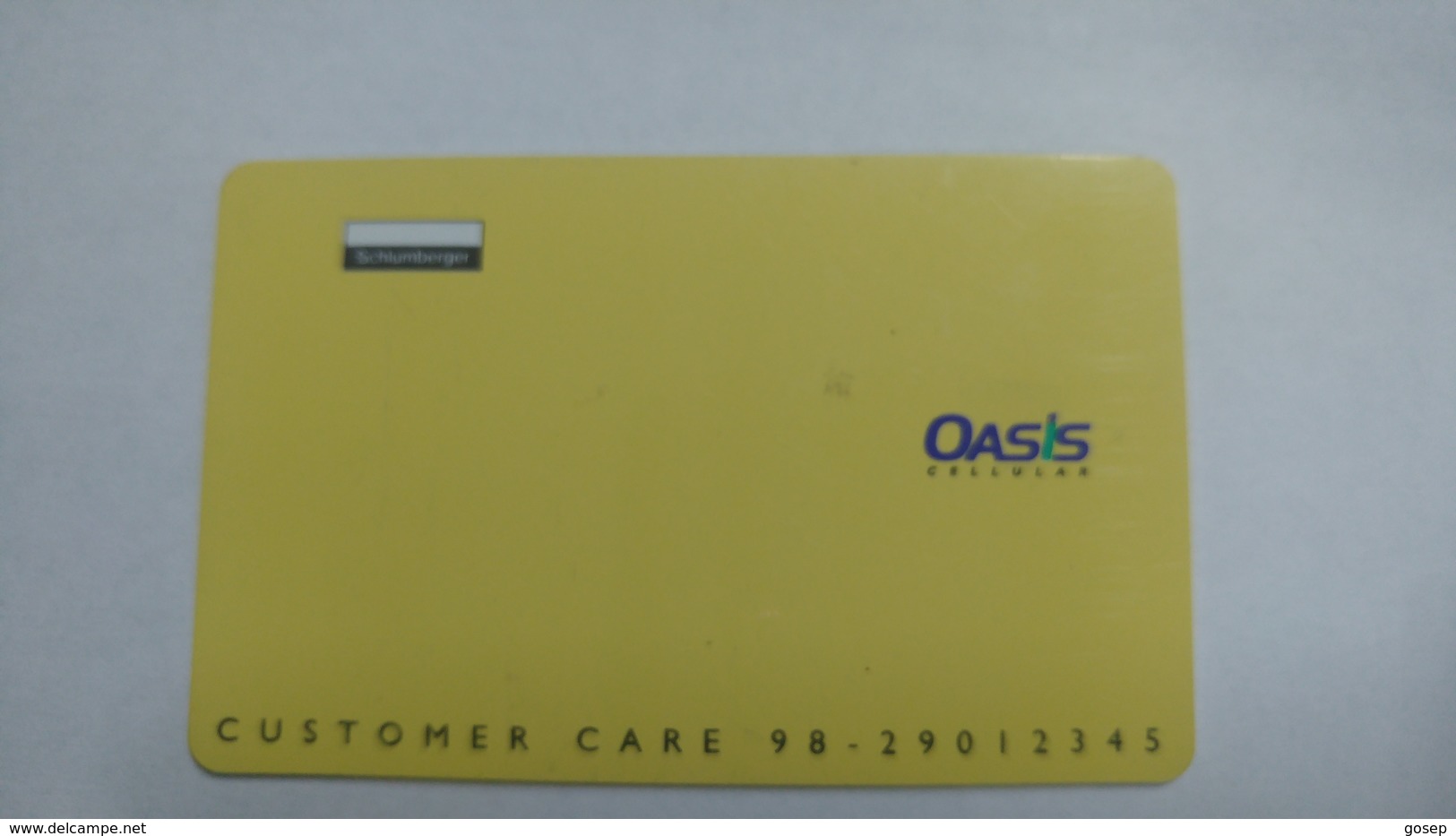 India-oasis G.s.m Cellular-(12a)-g.s.m. Chip Card-used+1 Card Prepiad Free - Indien