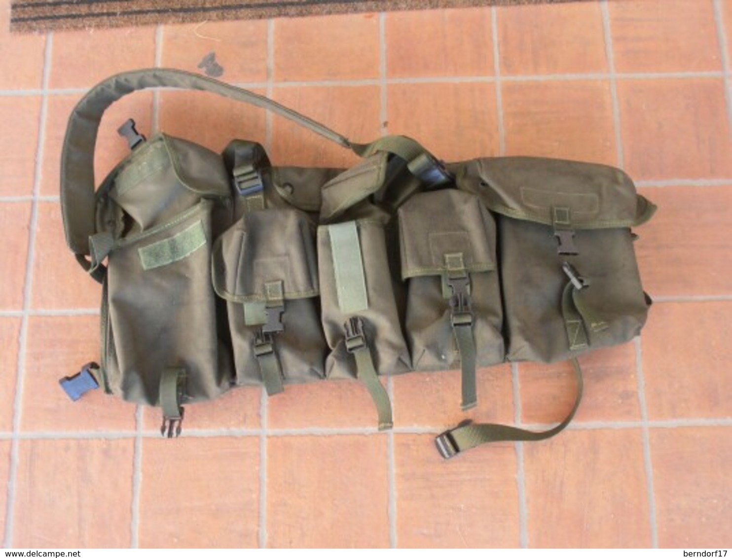 BRITISH ARMY O.G. ASSAULT CHEST RIG WEBBING - Equipaggiamento